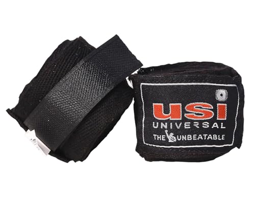 USI UNIVERSAL Boxing Hand Wraps Pack of 1 Pairs, Hand Wraps for Boxing Martial Arts MMA Inner Hand Wraps/Bands for Punching Length 2.75m (108