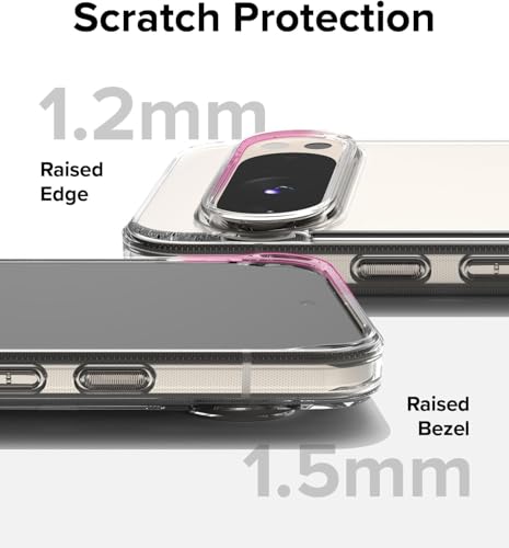 Image of REALCASE Silicone Google Pixel 9 Pro 5G Back Cover Case, Scratch Resistant Protective Crystal Clear Transparent Shock Proof Bumper Back Cover Case for Google Pixel 9 Pro 5G