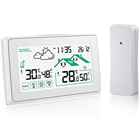 vonivi Funk-Wetterstation mit Außensensor Cover