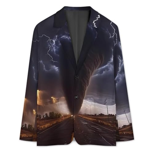 Tornado Mens Blazer Casual Sport Coats Two Button Suit Jacket for Travel Wedding3
