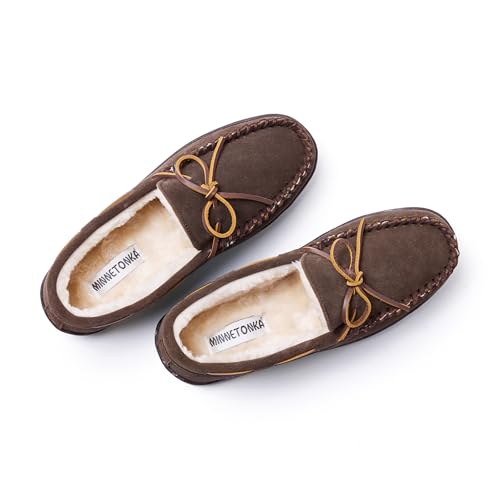 Image of Minnetonka Men's Pile Lined Hardsole Slipper