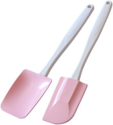 Heirloom Living 2-Piece Ultra-Pure Silicone Spatula & Spoonula Set - Made in the USA (Ballet)