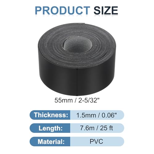 Cinta de borde negro flexible para perfilar cantos de muebles con chapa prepegada térmica 2
