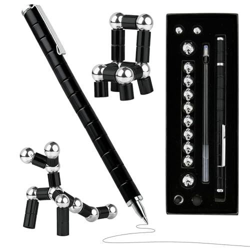 Zynxel Magnetischer Stift zur Stressabbau, Magnet Fidget Pen f&uuml;r Erwachsene, Multifunktions Kugelschreiber als Geschenk f&uuml;r M&auml;nner, Frauen, Teenager (Weihnachten, Geburtstag, Vatertag)