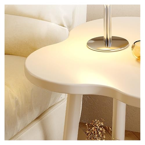 Table basse mobile et table d'appoint de salon avec étagères de rangement - 4