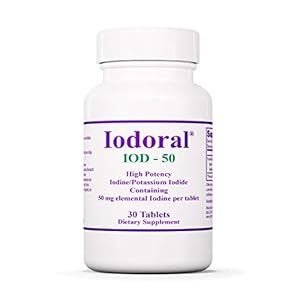 Optimox Iodoral 50 mg – Original High Potency Lugol Solution Iodine Nutritional Supplement – Energy and Thyroid Support…