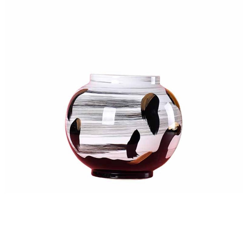Vase salon en céramique JFDBGU, décoration florale moderne pour entrée de maison modèle.