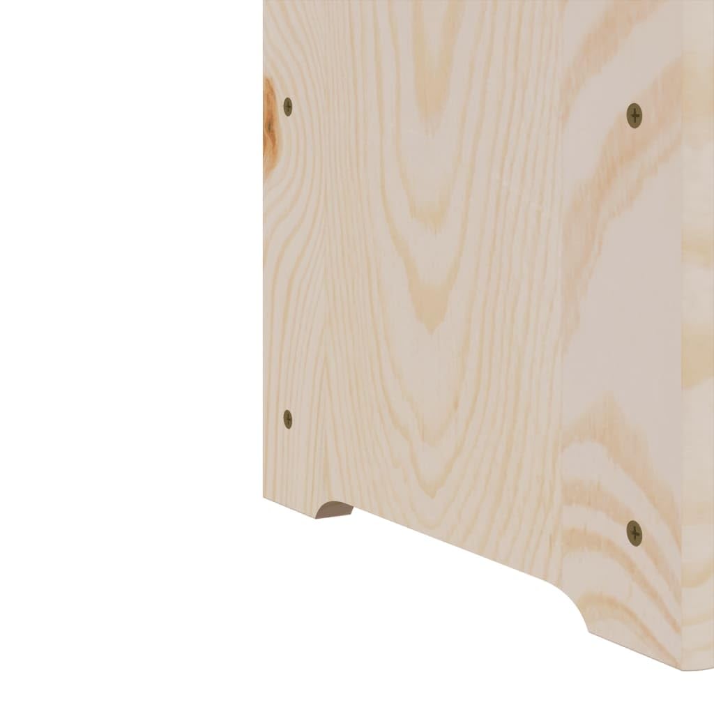 vidaXL Weinregal 72,5x25x111,5 cm Massivholz Kiefer