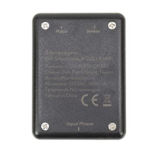 PNI SmartHome RG120LR WiFi Smart Relay for Garage Door/gate Opening Control, Black - Image 4