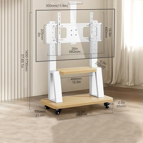 Soporte móvil para TV de 32 a 80 pulgadas miniatura 2