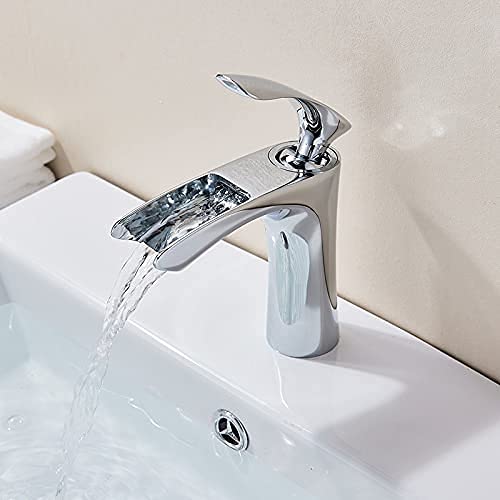 Robinet mélangeur de lavabo polyvalent pour eau chaude et eau froide