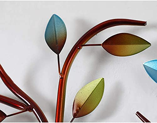 Erddcbb Creativity Metal Wall Decor Creative Wrought Iron Deer Head Iron Wall Sculpture Modern Colors Metal Wall Art Living Room Bedroom Sofa Background Wall Decoration #TOP3