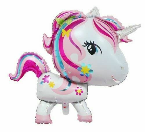 Big Head Unicorn Foil Balloon, 59cm (2 pack)