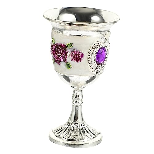 MAGICLULU verre de vin rouge gobelet rétro gobelet orné de bijoux s vintage calice de verre reutilisable shooter s à cocktails s à à coupe-tige