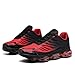 Socviis Mens Air Running Shoes Non Slip Workout Casual Sport Walking Shoes Basketball Sneakers Fashion Tennis Fitness Trainers Red