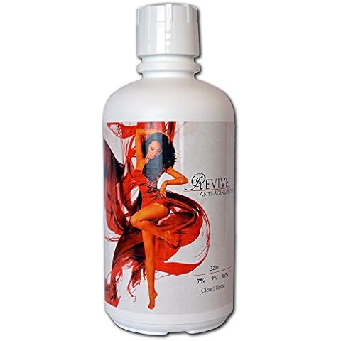 Revive by Tampa Bay Tan, Anti-Aging 11% DHA Sunless Airbrush Spray Tanning Solution 32oz (liquid for spray tan equipment) Cover