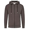 Blu Apparel Men's Full Zip Hoodie French Terry Hoodies for Men (UK, Alpha, XXL, Regular, Regular, Charcoal) #2