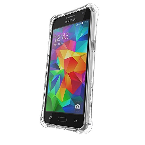 Ballistic, Grand Prime Case [Jewel Series] Six-Sided - 6Ft Drop Test Certified Case Protection [Clear] Reinforced Bumpers Cell Phone Case For Samsung Grand Prime - Clear #TOP4