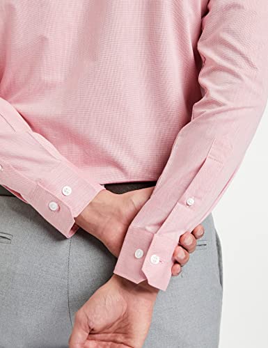 Image of Amazon Brand - Symbol Men's Solid Cotton Slim Fit Formal Shirt | Plain | Full Sleeve
