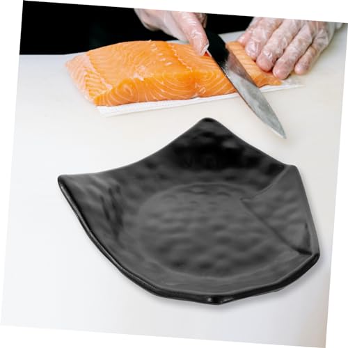 Plato para sushi en melamina negro 7.48 pulgadas miniatura 4