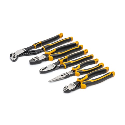 GEARWRENCH 5 Piece PITBULL Cushion Grip Pliers Set in Foam Storage Tray - GWMSPLR01 by GEARWRENCH - Image 2