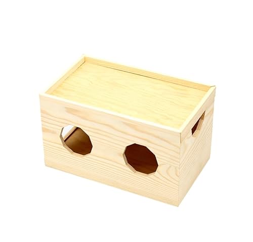 Luminexia Log Color Cable Management Box,Cable Tidy Box,Wooden Style Cable Organizer Box To Hide Wires&Power Strips | Cord Organizer Box | Cable Organizer For Home&Office,For Tv,Computer,Usb Hub,Hide & Power Strips