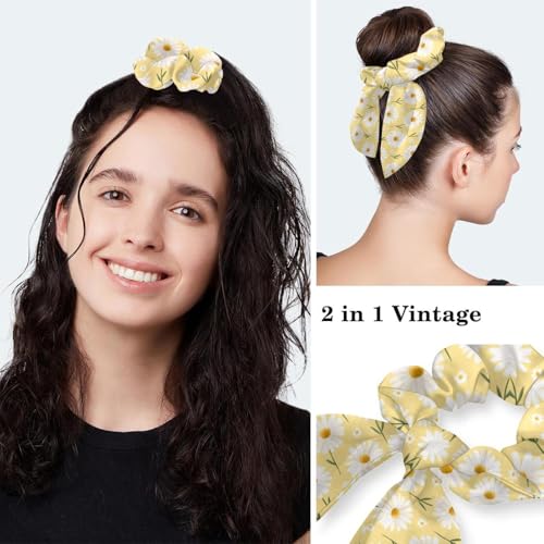 Image of Colored Butterflies Scrub Caps Women Ponytail, Adjustable Bouffant Surgical Caps with Button, Nurse Hats Long Hair