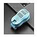 ZWB Laptop Kühler, Telefon Kühler, Laptop-Kühlventilator, bewegliche Handy-Lüfter, Lüfterkühler for Gaming-Laptop (schwarz/blau) (Color : Blue)