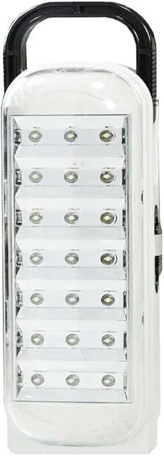 Lampada di Emergenza Portatile Ricaricabile 21 LED Luce Bianca - GC GLOBALCOMMERCE