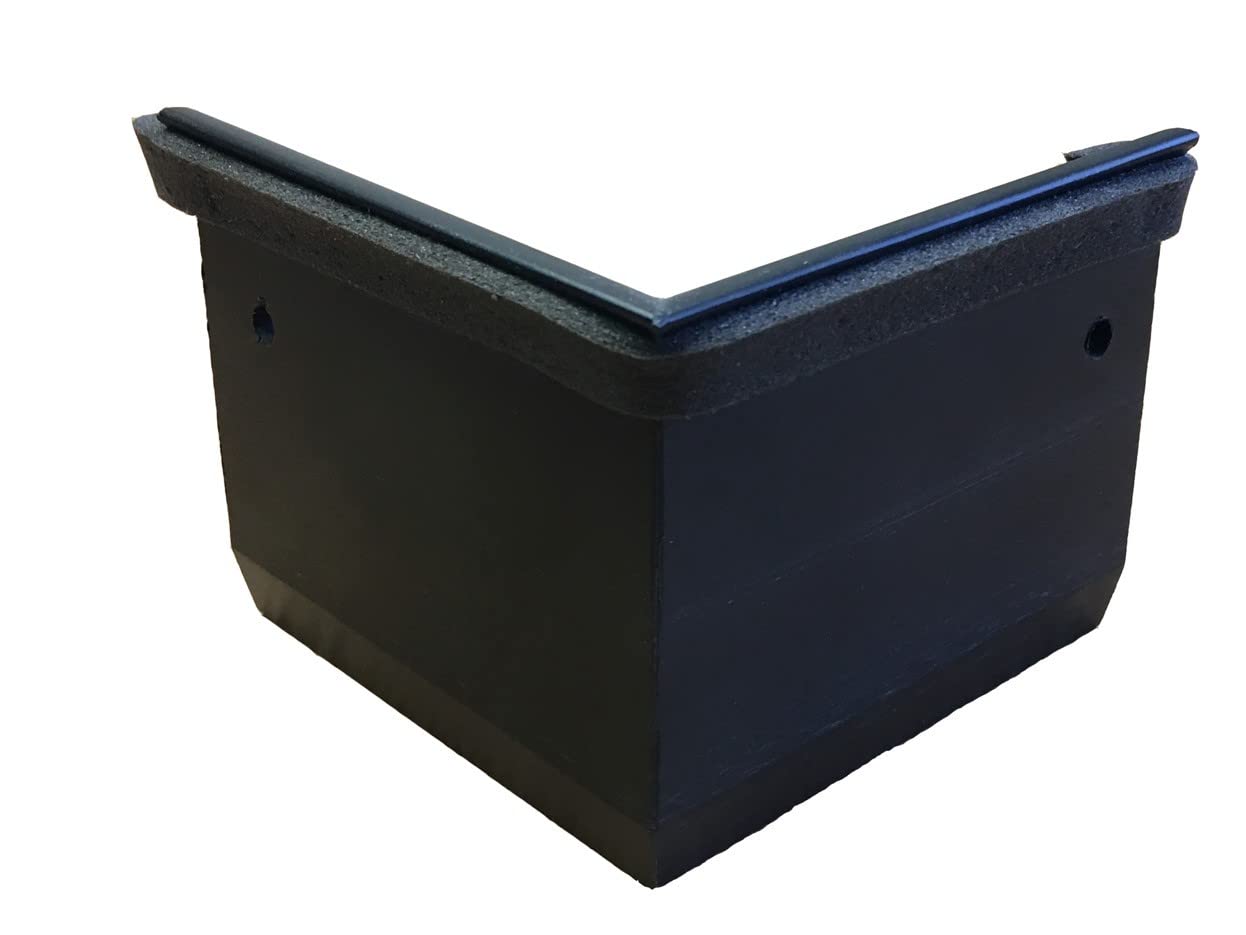 Quicktrim Internal Drip/Gutter CornerBlack for Quicktrim Roofing System | Flat Roofing