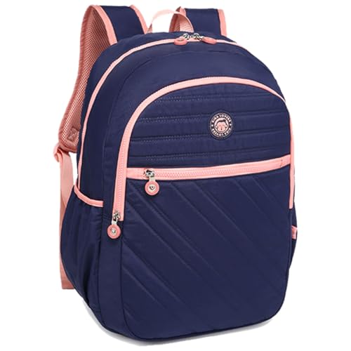 Mochila Feminina Kika Costa Chaveiro Menina Juvenil Adulta (Azul)