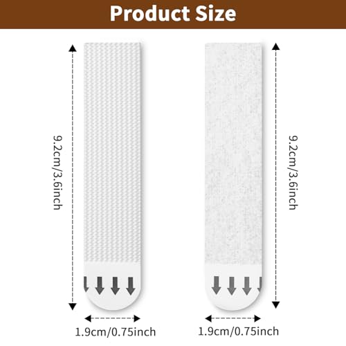Image of Oruola 24pairs Hang Pictures on Wall Without Nails, Damage Free Hanging Strips,Hang on Wall Without Nails for Poster Picture ,Removable Damage Free Picture Hanging Strips