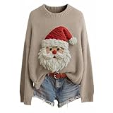 Un excellent cadeau pour votre mère, votre tante ou toute femme qui apprécie un pull de noël doux et confortable.