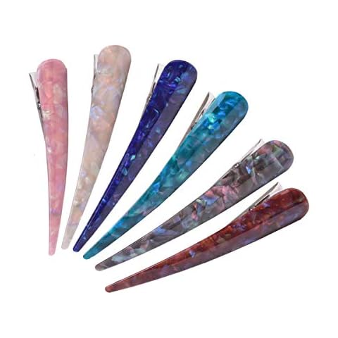 Duckbill Hair Clips Women Girls Styling Hair Clips Hair Barrettes,6pcs (Pattern 4) Cover