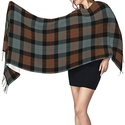 Winter Warm Wrap Shawl Hay Ancient Tartan Print Scarves Blanket Scarf For Women Men3