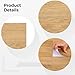Self-Adhesive Marble & Wood Grain Floor Decals, 12 Pack Waterproof Tiles for Bathroom and Kitchen