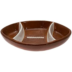 Boston International Chip and Dip Set, Super Bowl Football Party Ceramic Serving Bowls, 12 x 8-inches, Football Fever