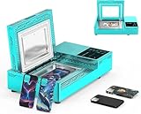 【Kit de presse à chaud 3D pour coques de téléphone】 Lancez votre activité instantanément grâce à notre pack de sublimation 3D. Il comprend une presse à chaud, des moules à double couche, ainsi que 20 coques à double couche haute définition prêtes à l'emploi immédiat.