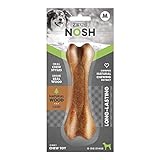 ZEUS Nosh Timber Wood Dog Chew Bones, Dog Chew Toys, Long Lasting Dog Bones for Small Dogs, Natural Wood, Medium