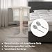 Lionelo Pari Beistellbett 3in1, 6-Fach höhenverstellbar