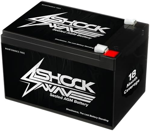 Shockwave 12V 14AH Sealed Lead Acid Battery – High-Capacity Repla...