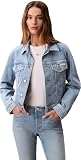 Calvin Klein Cazadora vaquera Mujer Classic Trucker con bolsillos en el pecho, XXL