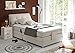 Produktbild Froschkönig24 Concord 120x200 cm Boxspringbett Bett mit Motor Beige, Ausführung:Variante 4