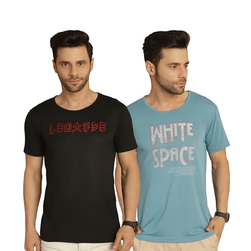 Image of Mack Jonney Regular Fit Mens Tshirts(Pack of 2-MACK631784)