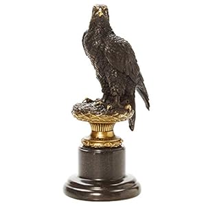 Bronze Adler Skulptur, Eagle Bronzefigur 31cm nach Archibald Thorburn | Geschenk-Figuren