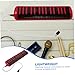 Toddmomy Beginner-friendly Key Soprano Carrying Bag and Mouthpiece Tube Wind Instrument for Boys and Girls and Adults Learning Music