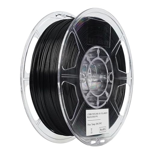 eSUN PETG Filamento 1.75mm, PETG-ESD Antiestático y a Prueba de Polvo Filamento de Impresión 3D 0.5KG para Impresoras 3D, Negro | Ya disponible en tu tienda friki favorita! En mundofriki.es!