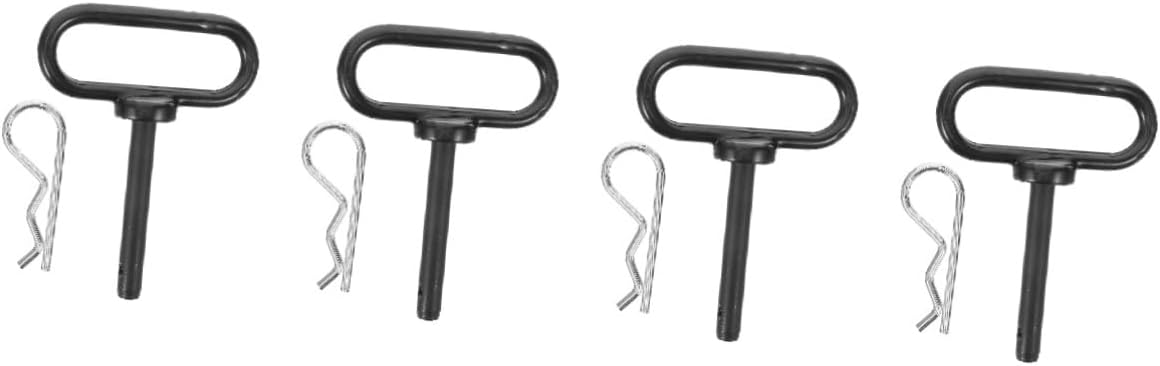 POPETPOP 4sets Stainless Mower Hitch Pin Heavy Duty Locking Hitch Pin Trailer Lawn Mower Trailer Accessory Lawn Connector
