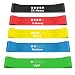FOLAI Widerstandsbänder, [5er Set] Fitnessband Resistance Bands Sport Gymnastikband Mit Aufbewahrungstasche für Muskelaufbau,Yoga,Gymnastik usw
