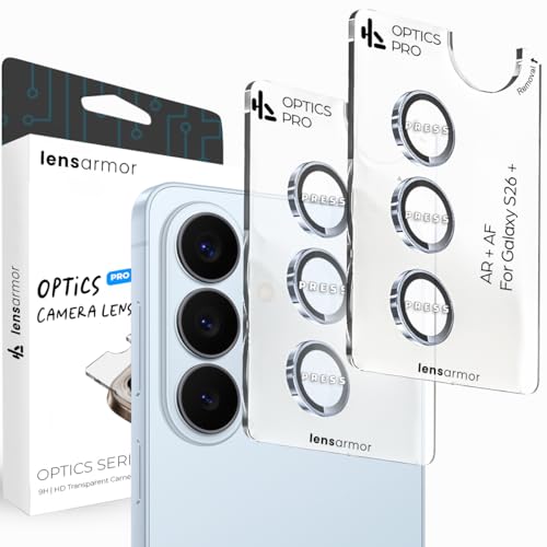 Lensarmor Compatible with 26/26 Plus Sky Blue Camera Lens Protector (2 Pack) – Premium 9H Tempered Glass, Military-Grade Protection, Ultra-Clear & Case-Friendly Design